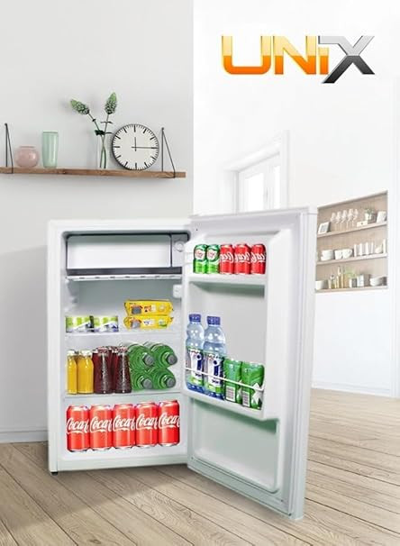 ثلاجة بباب واحد من يونيكس - 3 قدم - ابيض Omrf-90-
