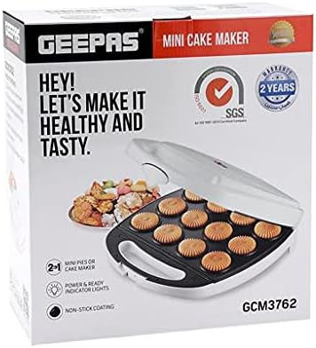 جيباس، الة صنع الكيك، 12 قطعة، ابيض Gcm3762